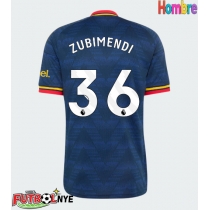 Camiseta Arsenal Martin Zubimendi #36 Visitante Equipación 2026-27 manga corta
